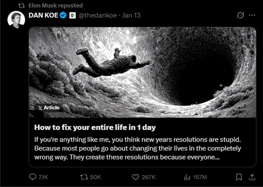 马斯克的百万美金创作悬赏，长内容的复兴与 Everything App 的野心